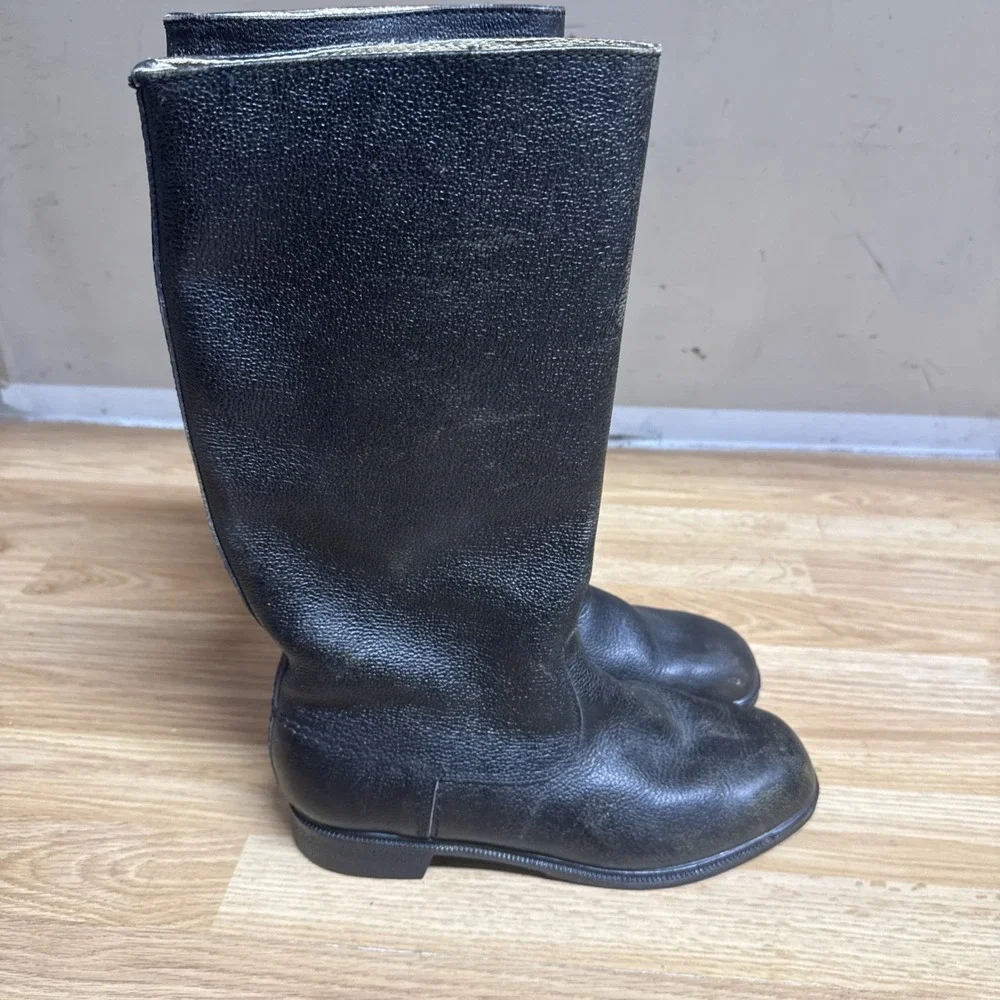 Vintage East German Army NVA Officer Jack Boots - US Size 9.5 / German 28.5